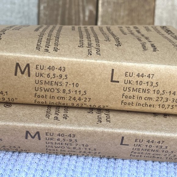 2 PR - NWT Bamboo compression socks SMARTEC unisex orange & blue sky M INDESmed - Picture 5 of 6